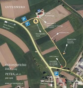 Sredenjeveski dan 2023 zemljevid